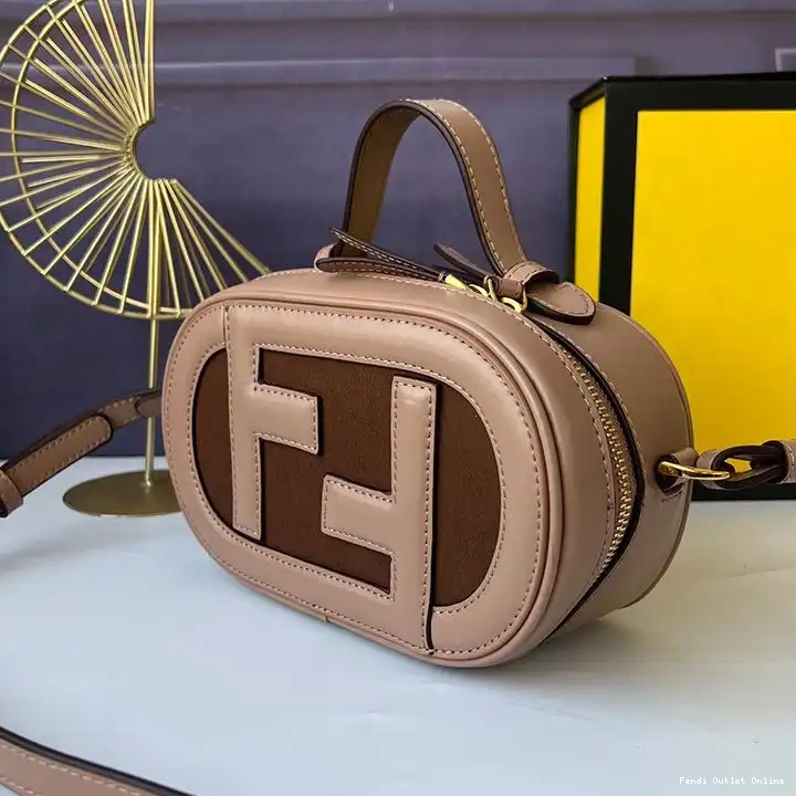 Affordable Grey Calf Mini In O'Lock Camera Case Fendi Leather 0607